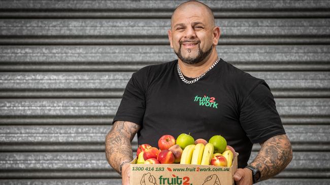 Fenech is now the operations manager at 'fruit2work'. Picture: Jake Nowakowski