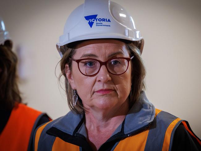 Premier Jacinta Allan managed to overrule Treasurer Tim Pallas’ decision to strip more than $1bn in health funding this year. Picture: Nadir Kinani