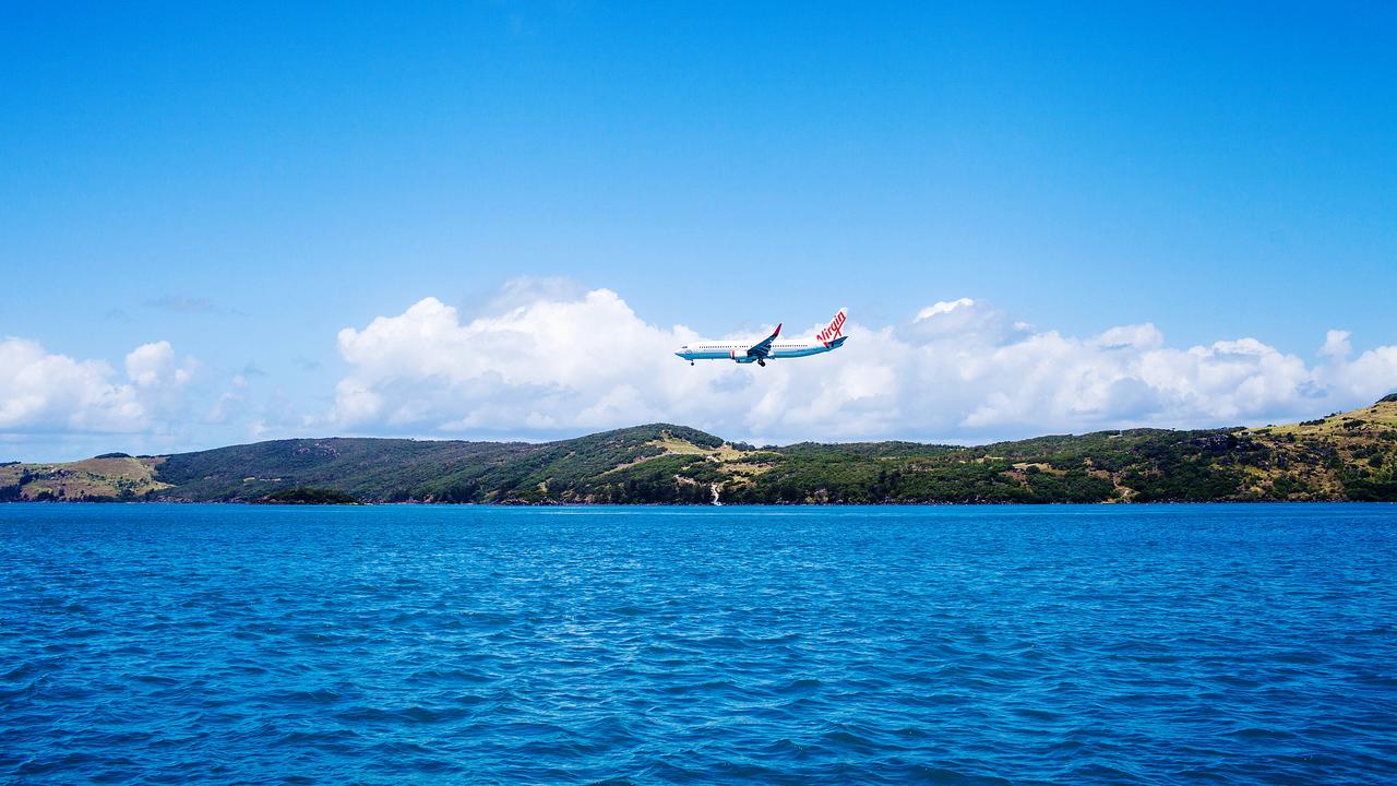 The airspace above Hamilton Island will be uncontrolled for at least two months after a fire damaged part of the airport. Picture: File