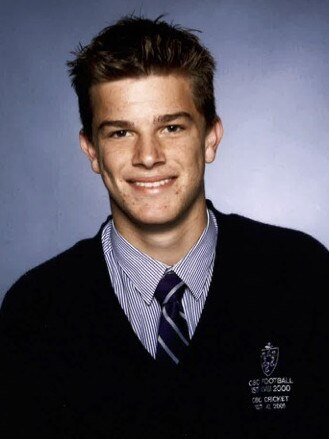 Chris Buss, 17, was killed in a car crash on Tapleys Hill Rd in July, 2003.