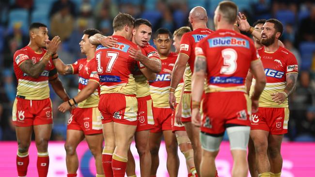 Saturday’s trial will help decide key positions for the Dolphins. Picture: Chris Hyde/Getty Images