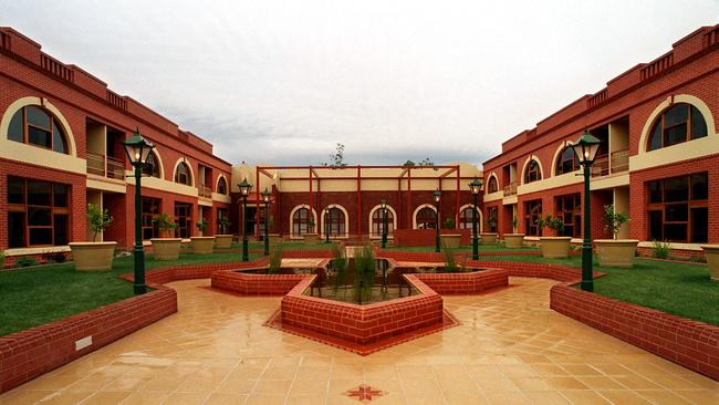 The shared courtyard of the old Jam Factory which was converted to include 20 units.