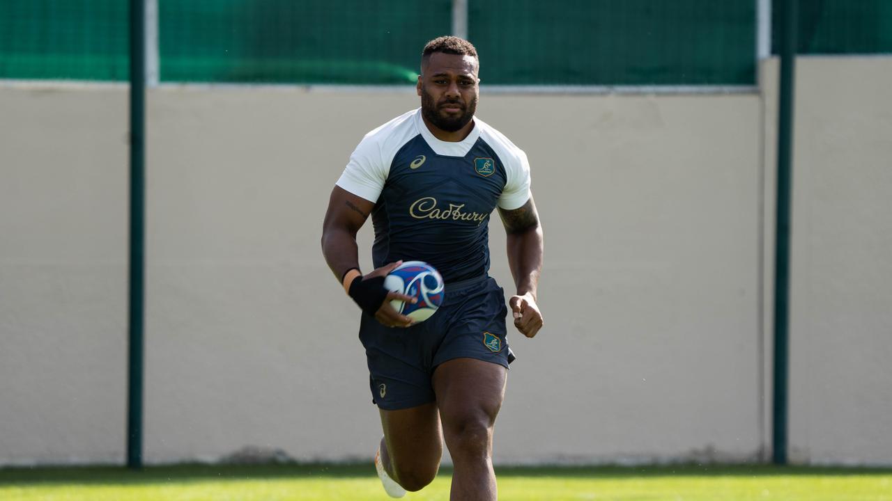 Samu Kerevi has returned to training. Picture: Julius Dimataga/RugbyAU Media.