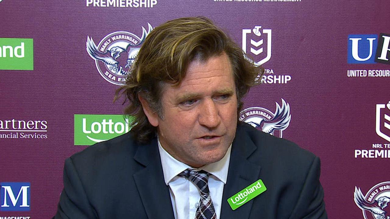 Des Hasler is not happy with play being stopped for every injury.