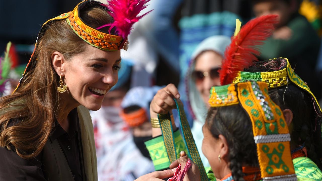 The Duchess of Cambridge took a series of her own photos during the intimate visit. Picture: AFP