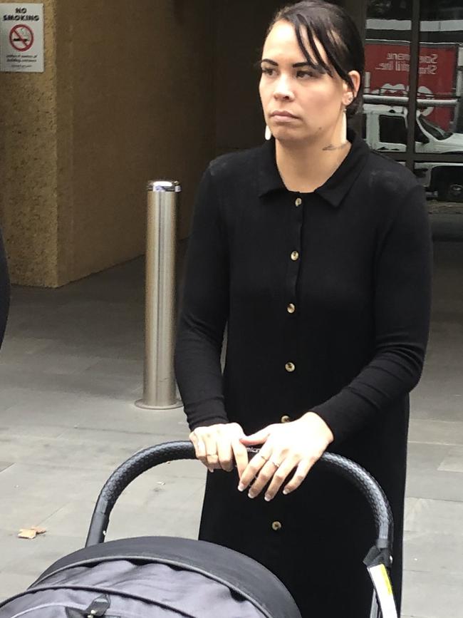 Tanita Brenssell outside court.