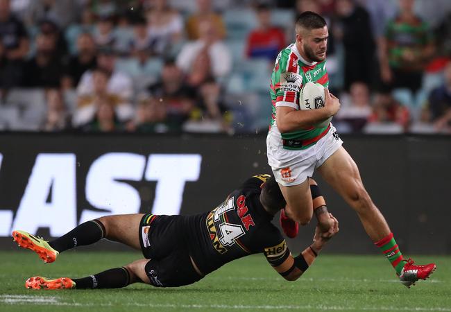 Corey Allan was hard to handle late in the NRL season. (Photo by Mark Kolbe/Getty Images)