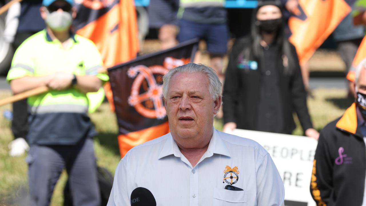 TWU NSW secretary Richard Olsen says the numbers don’t lie. Picture: NCA NewsWire / Damian Shaw