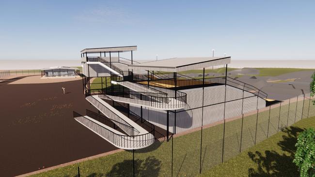 Artist Impressions of Marion Council's Sam Willoughby BMX Facility and Soccer Grounds.