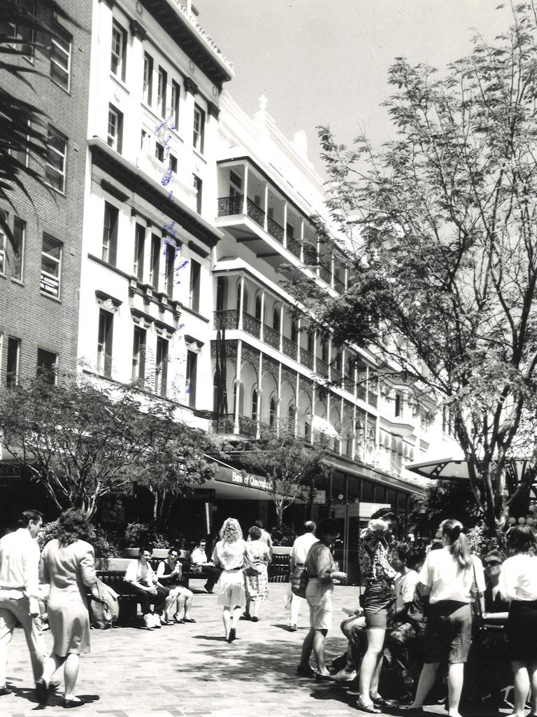 The Queen Street Mall in 1992