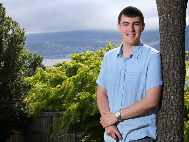 Pride of Australia Medal nominee Mitchell Woolley, 18, of Claremont, says he is just happy to help. Picture: CHRIS KIDD