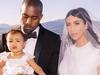 Kim Kardashian, husband Kanye West and daughter North.