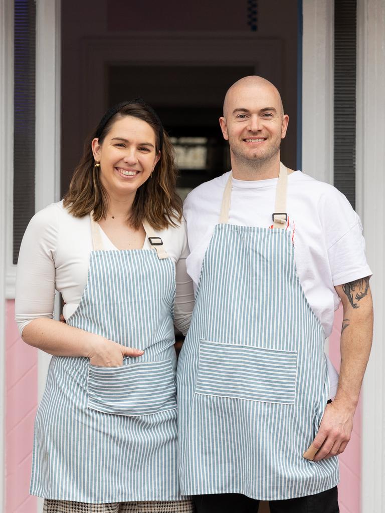 Paige Gailius and Allan Heyne cut their 12-month lease short because of the finanical stress on the business. Photo: Ginger + Mint.