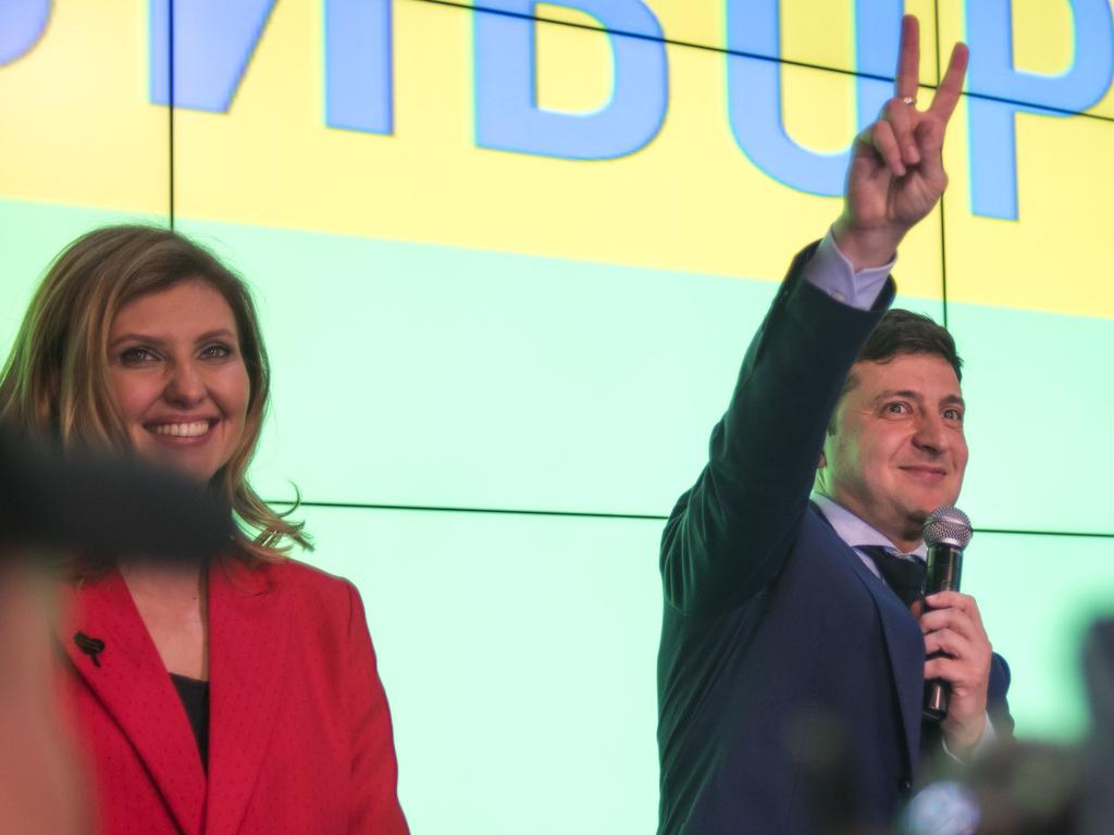 Comedian Volodymyr Zelenskiy wins most votes in Ukraine’s presidential