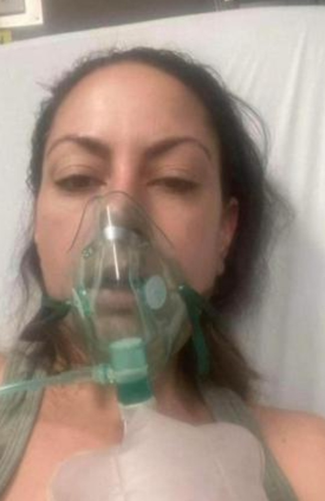 Ms Reyment’s husband Steve said it started with a bad cough and pain in her chest. Picture: 7 News