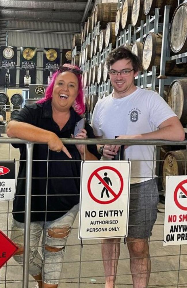 Ellerina McPherson and Joe Baxter are the new morning show hosts of Triple M Bundaberg. Picture: Instagram / Ellerina McPherson