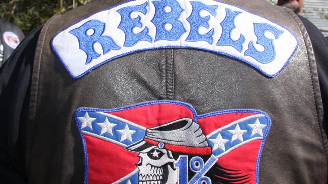 Outlaw motorcycle gang The Rebels. Photo James Drew.