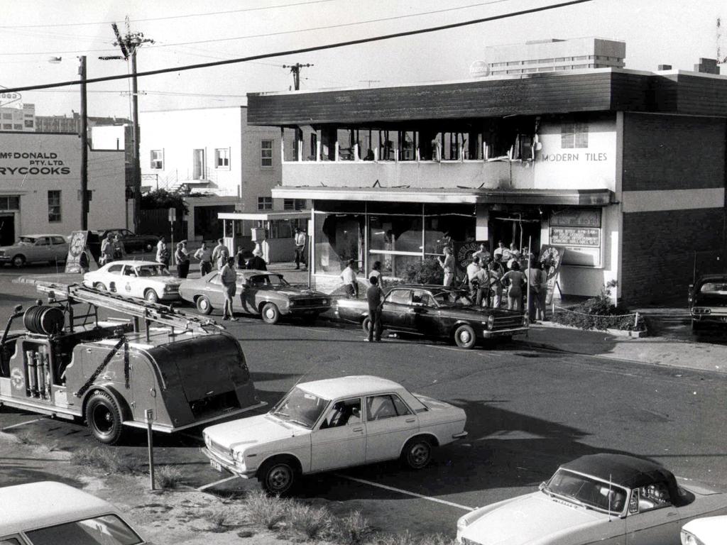 The scene of the crime on March 8, 1973