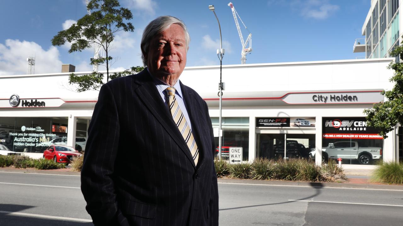 City Motor Group chairman Chris Newton at the former Holden dealership site. Picture: Dean Martin / AAP.