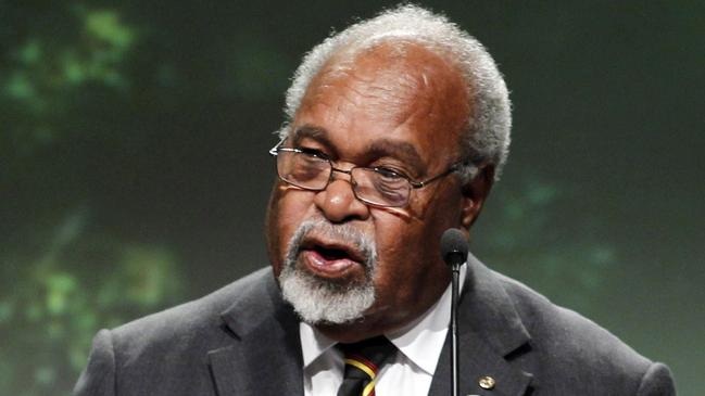 The family of Sir Michael Somare had been seeking treatment for him overseas, including in Australia, until his condition deteriorated rapidly. Picture: AFP