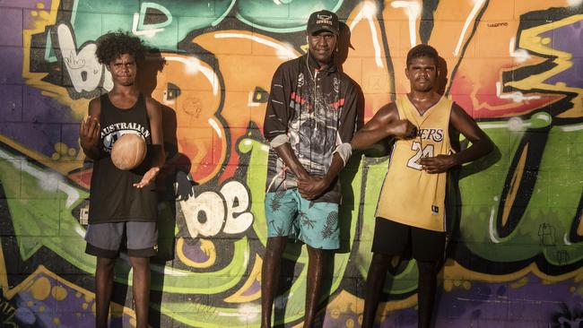 Teen boys at the Mornington Island PCYC. Photo: Brian Cassey