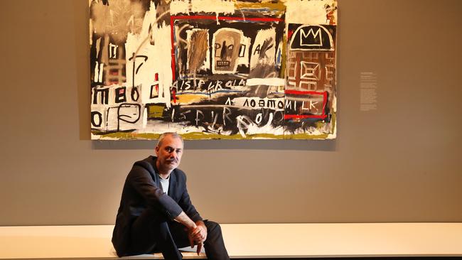 Look inside Pop Masters Exhibition with HOTA curator Bradley Vincent in front of 