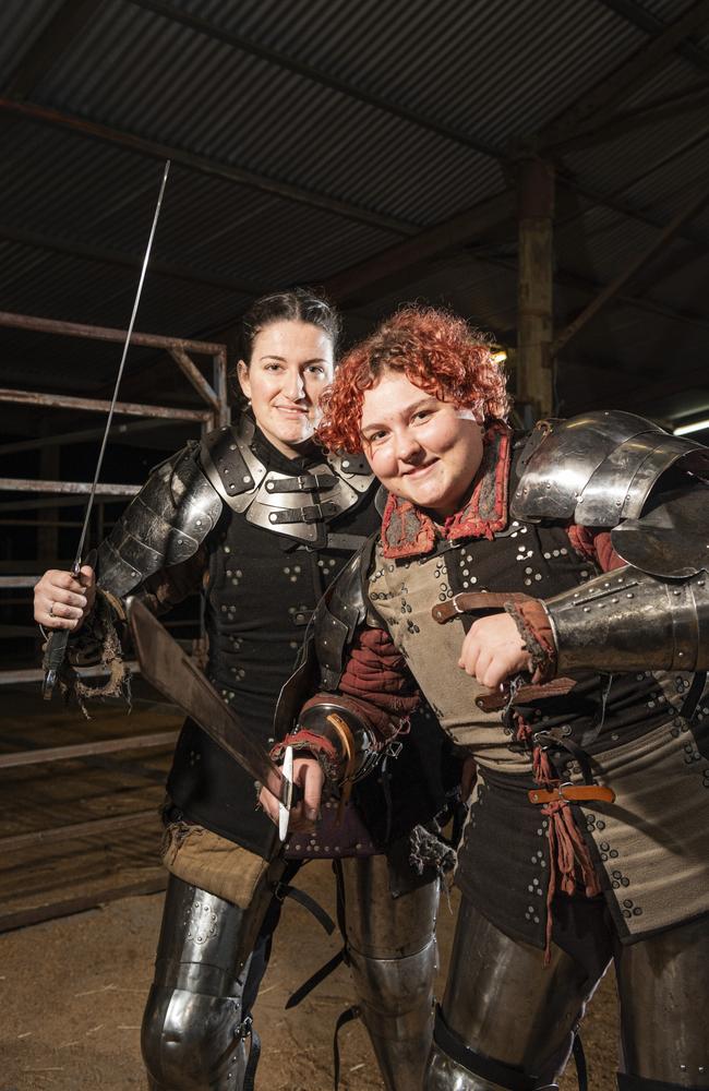 Mary O'Mullane (left) and Bella Mauger of Tyr's Valkyries. Picture: Kevin Farmer