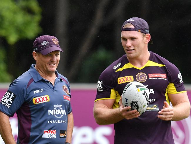 Kevin Walters and Matt Lodge never saw eye-to-eye. Picture: AAP Image/Darren England