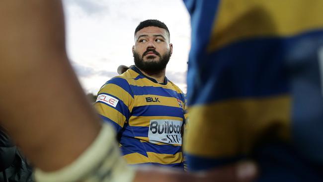 Sydney University hooker Tolu Latu is gutted after losing the 2016 Shute Shield final.