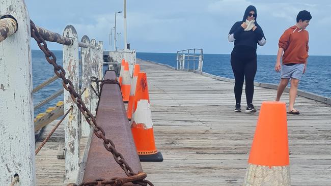 The current state of the Tumby Bay jetty. Picture: Supplied