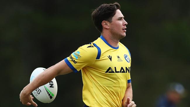 Eels halfback Mitchell Moses has an option in his favour. Picture: Getty Images