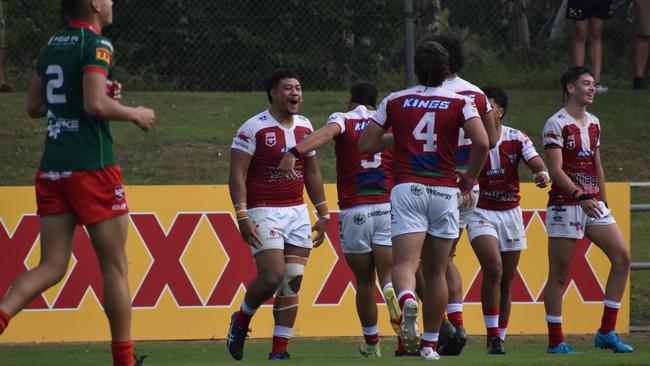 Meninga Cup semi-final action between the Redcliffe Dolphins and Wynnum-Manly Seagulls. Saturday April 15, 2023.
