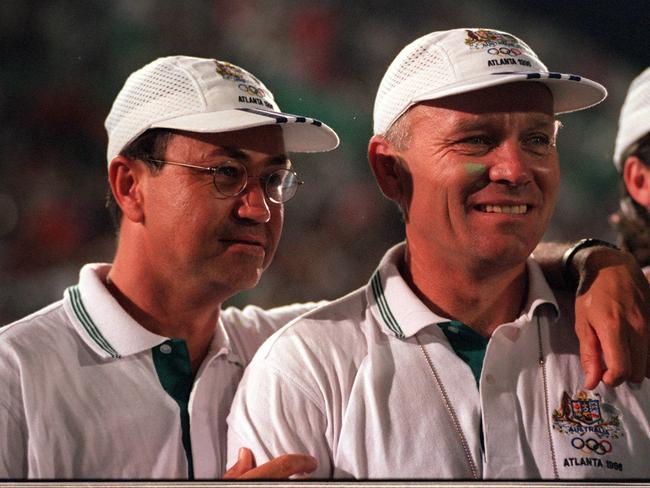 Ric Charlesworth (R) dominated the world stage with both the men’s and women’s hockey teams.