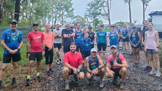 Coffs Trail Runners after the Bongil Bongil creek trail run.