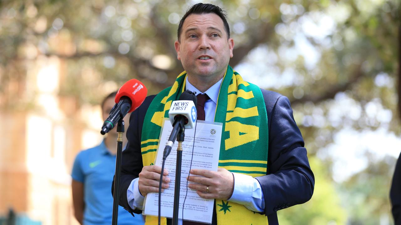 Football Australia CEO James Johnson. Picture: NCA NewsWire / Christian Gilles