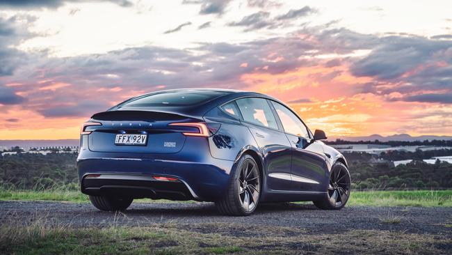 2024 Tesla Model 3 Performance. Picture: Thomas Wielecki