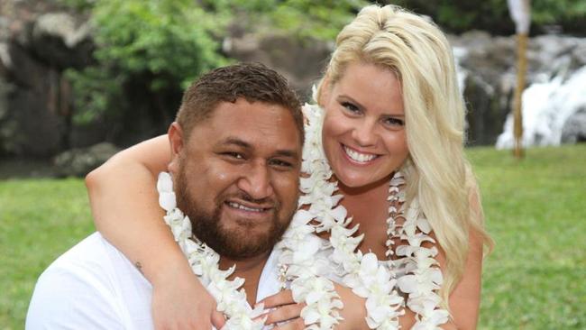 Clarence Leo, pictured with wife Amanda Leo, died on November 22 as part of the “thunderstorm asthma” event. Picture: Supplied