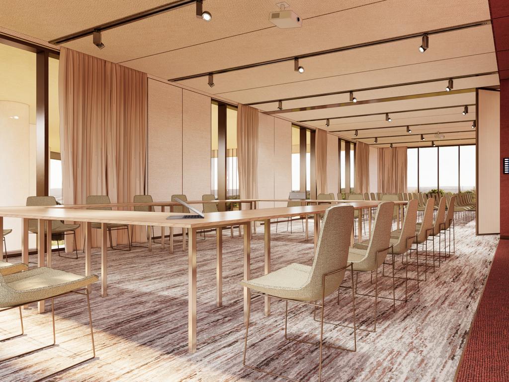 Interior render of the Hilton Garden Inn Townsville. Picture: HHNQ.