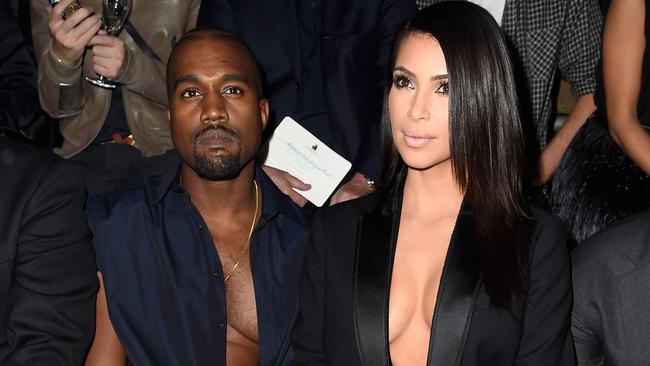 Kim Kardashian and Kanye West. Picture: Pascal Le Segretain/Getty Images)