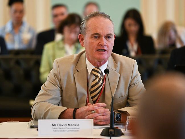 Queensland Public Sector Commissioner David Mackie. Picture: Dan Peled