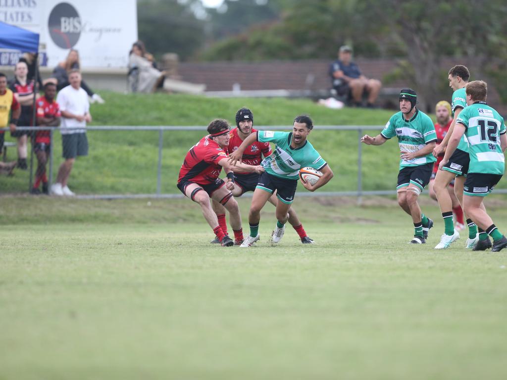 PBC Allygators vs. Colleges Knights. 20April 2024 Currumbin Picture by Richard Gosling