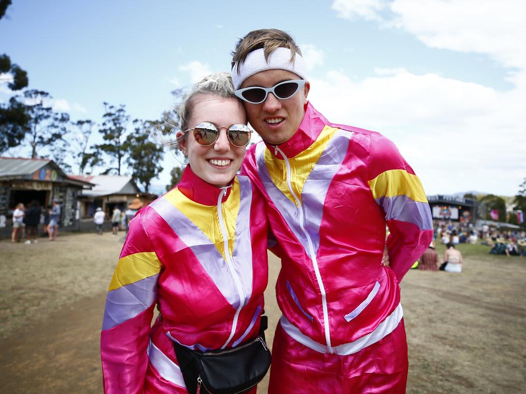 Some of the best dressed at Falls Festival Marion Bay 2019/20. Picture; PATRICK GEE