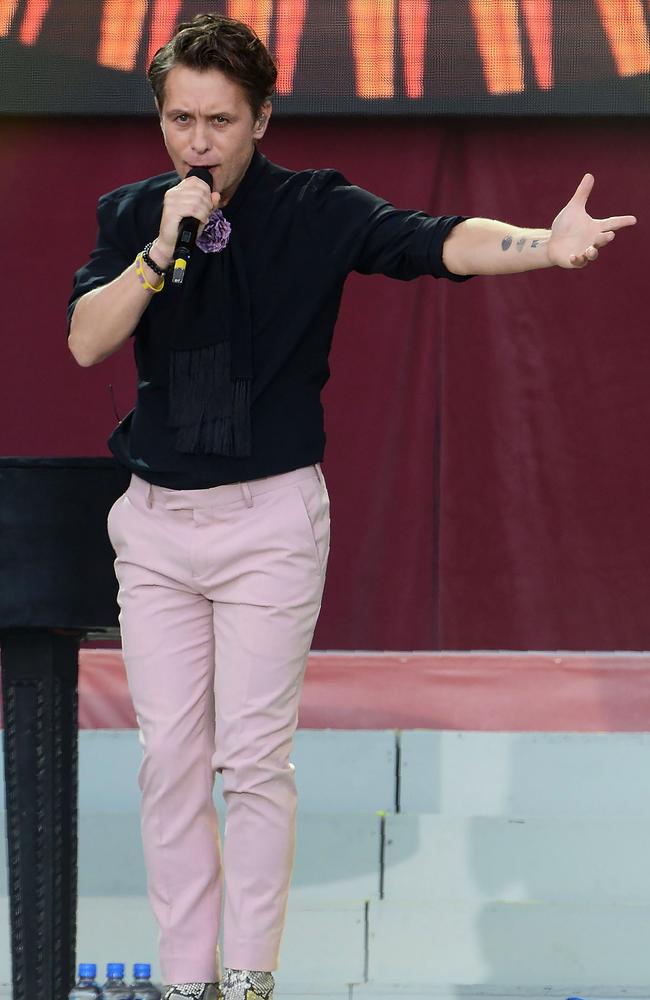 Mark Owen of Take That perform at the One Love Manchester benefit concert for the families of the victims of the May 22, Manchester terror attack, at Emirates Old Trafford in Greater Manchester on June 4, 2017. Picture: Dave Hogan for One Love Manchester