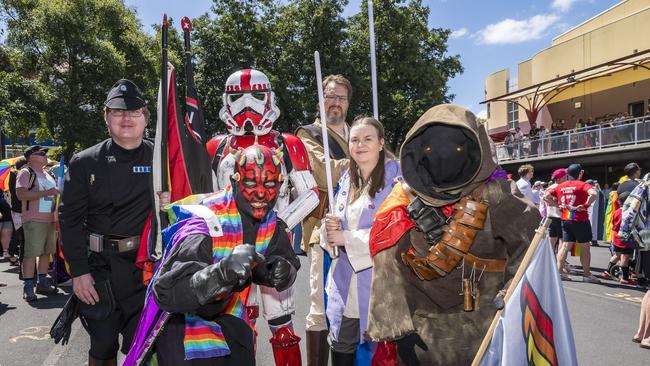 Star Wars troops at TAS Pride Parade. Picture: Caroline Tan