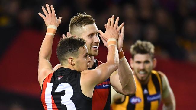 Essendon’s Orazio Fantasia continues to be linked to Port Adelaide if he tries to return home to Adelaide for the 2020 AFL season. Picture: Quinn Rooney/Getty Images