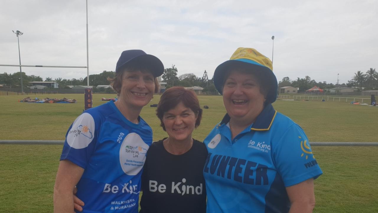 Vicky Bowden, Karen Stivala and Rhonda Payne at Run For MI Life.