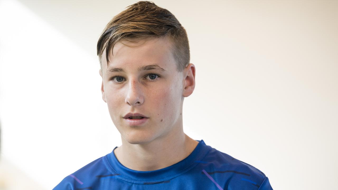 Toowoomba Grammar Swimming Club national team member Lachlan Parker. Picture: Kevin Farmer