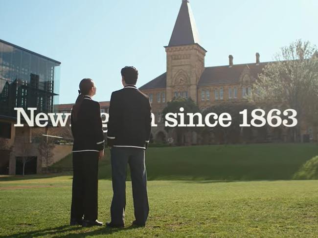 Elite Stanmore private school Newington College will introduce girls from 2026, and has launched an advertising blitz to spruik coeducational enrolments. Picture: Newington College