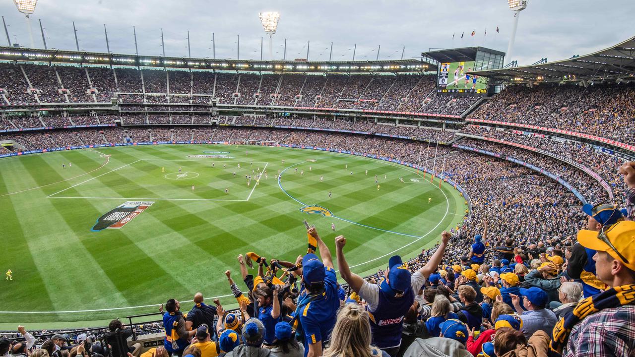 The Victorian Government says it hasn’t given up hope of playing the grand final at the MCG. Picture: Jason Edwards