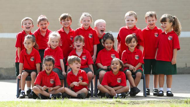 Kindy class KO pictured at Wyoming Public School. Picture: Sue Graham